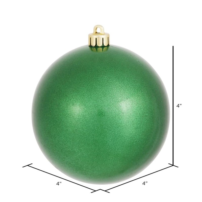 فيكرمان زينة كرة الحلوى الخضراء من فيكرمان مقاس 10.16 سم، 6 في كل حقيبة - Image 5